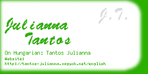 julianna tantos business card